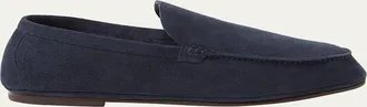 Loro Piana Mens Summer Anton Walk Suede Loafers