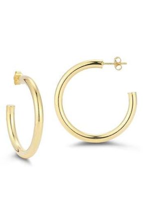 Glaze Jewelry Sterling Silver Hoop Earrings in Gold at Nordstrom Rack