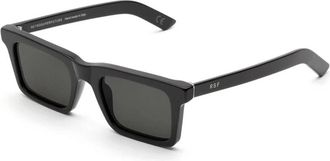 Retro Superfuture Italiaanse zonnebrillencollectie - unisex - Zonnebrillen - Zwart - 52 MM - Accessoires