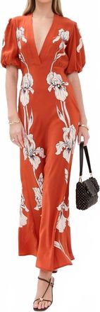 La DoubleJ Marlene Maxi Dress In Iris Placée