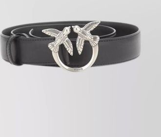 Pinko leather love berry belt