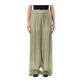 Dries Van Noten Mujer, Pantalones, Verde, Talla: M