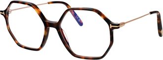 Tom Ford FT5952-B Acetate Optical Frame Eyeglasses - Havana