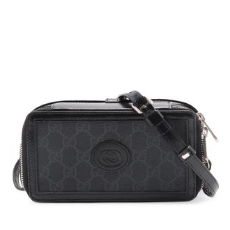 Gucci Pre-owned Gucci GG Supreme Interlocking G Crossbody Ladies 9V0N33WBZAFFTJYT