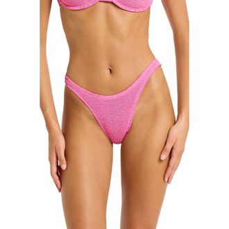 Bond-Eye BOUND by Bond-Eye Scene Bikini Bottoms in Candy Pink Recycled at Nordstrom