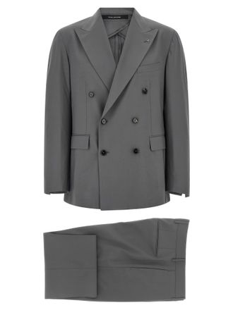 Tagliatore Virgin Wool Two-Piece Mens Suit