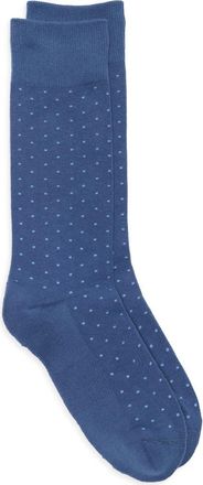 Nordstrom Cushion Foot Socks in Blue Bijou Dot at Nordstrom