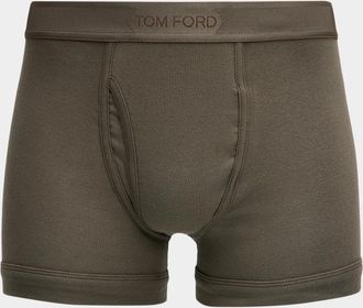 Tom Ford Men & apos;s Cotton Jersey Boxer Briefs