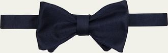 Giorgio Armani Mens Silk Twill Bow Tie