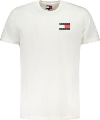 Tommy Hilfiger Witte Katoenen Heren T-Shirt
