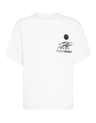 Plein Sport T-Shirt Ronde Hals Ss Tiger