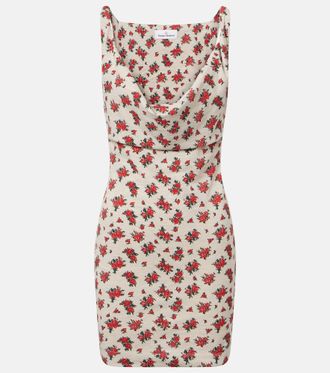 Vivienne Westwood Anna floral cotton jersey minidress