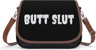 Generic Butt Slut Small Womens Crossbody Bags Shoulder Handbag with Adjustable Strap for Travel