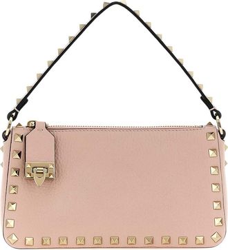 Valentino Garavani Pink Rockstud Small Shoulder Bag