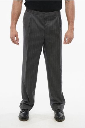 Corneliani Pinstriped MANTUA Virgin Wool Pants size 60