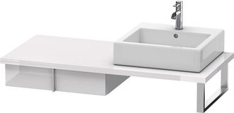 Duravit Duravit Vero Neceser Para Consola, 6569, 1 Caj&oacute;n, 600 Mm, Color (frente/cuerpo): Laca Blanca Lila Alto Brillo - Ve656902727