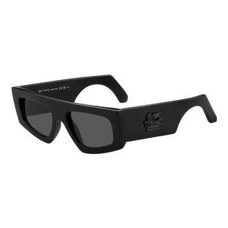 Etro Sunglasses, unisex, Black, 54 MM, Rectangle Sunglasses