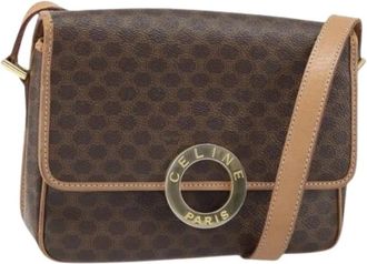 Celine Pre-owned Vintage Schoudertas - Dames - Vintage Schoudertas - Bruin - ONE Size - Leer - Vintage