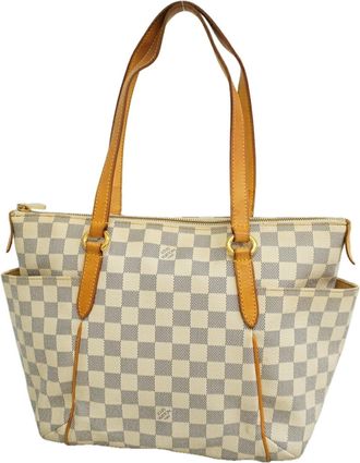 Louis Vuitton White Tote Bag (Pre-Owned)