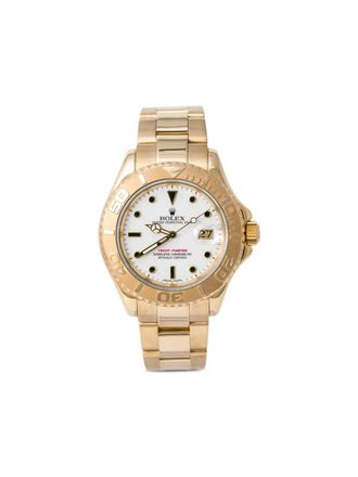 Rolex Yacht-Master 40mm - men - 18K Yellow - One Size - White