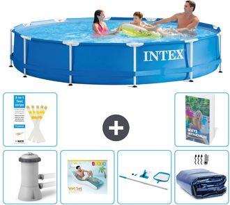 Intex Piscina Con Estructura Redonda - 366x76 Cm - 7-piezas S270