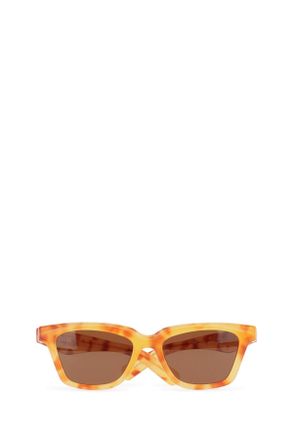 Jacquemus Mens Les Lunettes Carre Multibrown3 Ethylene Vinyl Acetate Occhiali Da Sole Sunglasses