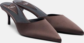 Alaia Ala&iuml;a Le Coeur satin mules