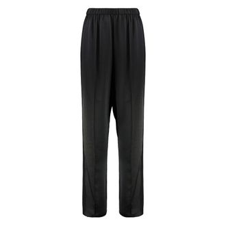 Vince Broeken, Dames, Zwart, L, Satijn, Satijnen broek