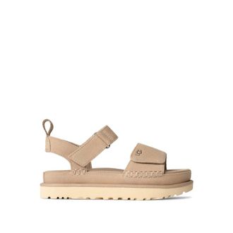 UGG Flat Sandals, female, Beige, Size: 10 US Goldenstar Sandals Sand