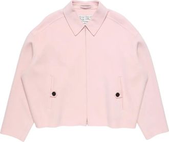 Acne Studios Giacca-camicia con zip - Rosa