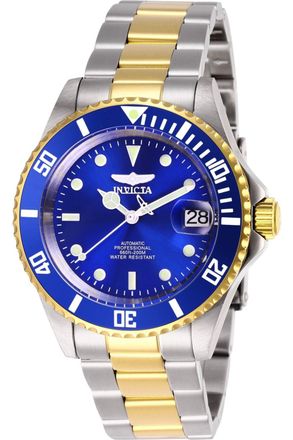 Invicta Connection 28662 Herenhorloge - Automatisch Uurwerk - Roestvrij Staal met Blauwe Wijzerplaat - 40 mm