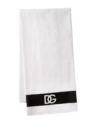 Dolce & Gabbana Logo-Print Terry Bath Towel