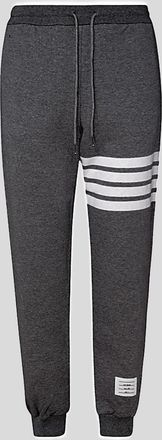 Thom Browne Trousers Blacks And Greys-Uomo