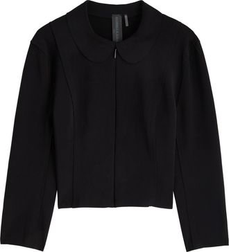 Norma Kamali Girl Stretch-jersey Jacket - Black - Xxs (UK4 / Xxs)