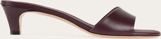 Ferragamo Women Low heeled mule Violet Size 10.5