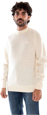 Barbour Jersey Newtown de cuello redondo - Knitwear - Hombre - Blanco - XL