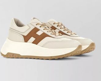 Hogan sneakers contrasting rubber sole urban style