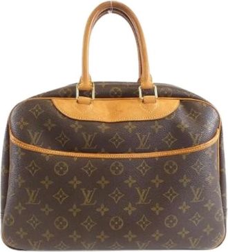 Louis Vuitton Pre-owned Handbags, female, Brown, Size: ONE SIZE Pre-owned Vintage Canvas Handbag