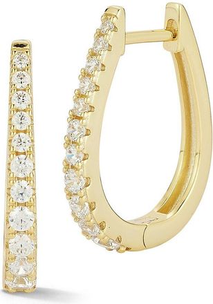Glaze Jewelry 14K Over Silver Cz Earrings