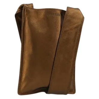 Chanel Pre-owned Cross Body Bags, female, Brown, Size: ONE SIZE Pre-owned Vintage Shoulder Bag