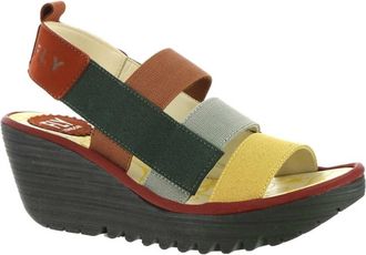 FLY London Womens Yery Sandal In Cupido Multi Brick