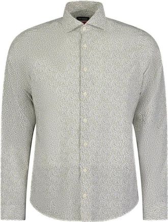 Roy Robson Casual Shirts - Heren - Zakelijke Overhemden - Beige - XL - Katoen - Overhemden