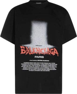 Balenciaga T-Shirts - Heren - T-shirts - Zwart - L - Tops
