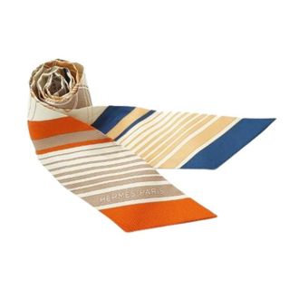 Herm&egrave;s Pre-owned Scarves, female, Multicolor, Size: ONE SIZE Pre-owned Ex-Libris Silk Twilly 86