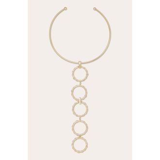 Ramy Brook Chira Five Ring Choker Necklace in Gold at Nordstrom
