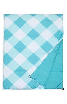 Nordstrom Rack Water Resistant Outdoor Picnic Blanket in Teal Shade Multi at Nordstrom Rack