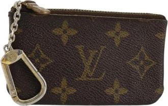 Louis Vuitton Pre-owned Wallets, female, Brown, Size: ONE SIZE Pre-owned Canvas Wallet
