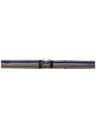 Prada Multicolor Striped Belt