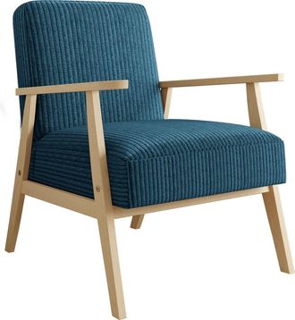 Mirjan24 Sill&oacute;n Clovis 100, Poso 05, 76x59x67cm, Tapiz, Patas: Madera, 0