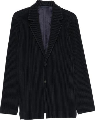 Issey Miyake Homme Pliss&egrave; Jacket - Heren - Blazers - Blauw - L - Jassen
